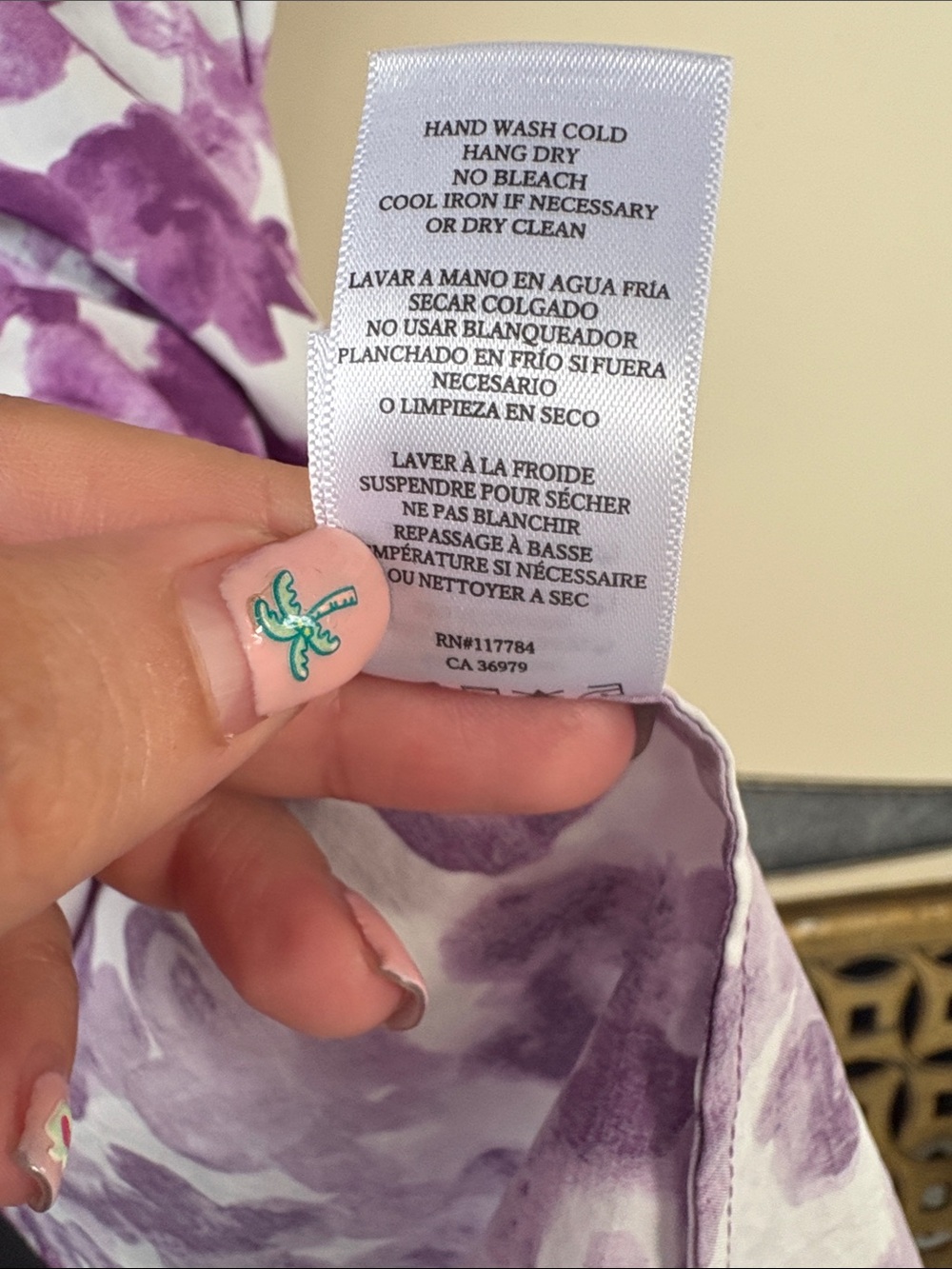 Rails Purple Watercolor Floral Blouse - Picture 12 of 12
